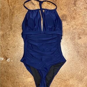 Elegant Navy Blue Women's Bikini